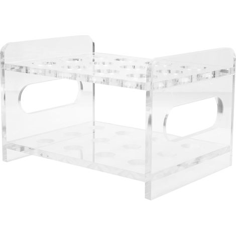 Support Porte-tubes pour Tubes à Essai en Acrylique 12 Emplacements Organisation Pratique et Solide pour Laboratoire, École ou Usage Domestique (1/5)