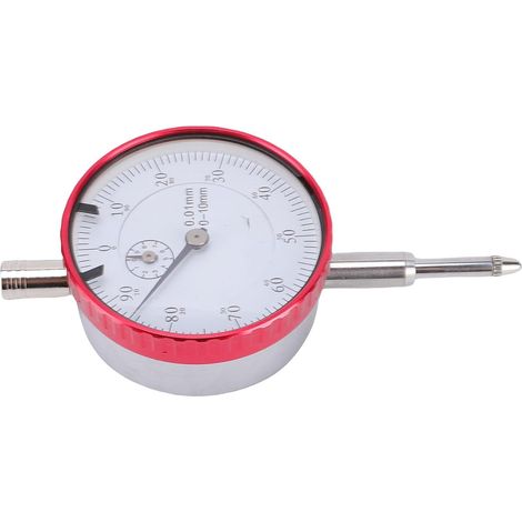 Indicateur à Cadran de Plage 0-10 Mm, Indicateur à Cadran Métrique de Précision 0,01 Mm, Jauge Mécanique de Tolérance pour Atelier de Tour et Machine CNC (1/5)