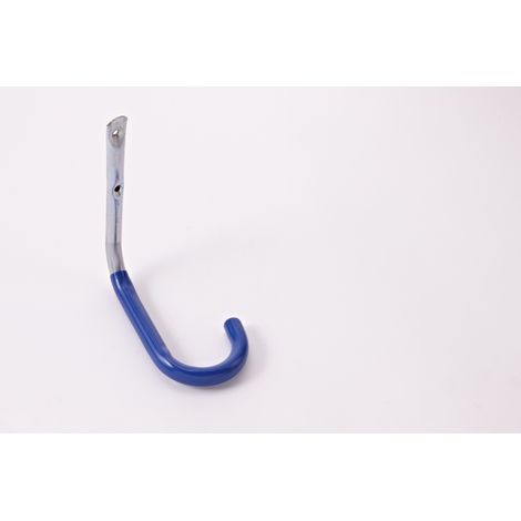 Mottez – Crochet vélo gainé B012G – Rangement pour 2 vélos – Charge maximale 30kg – Acier galvanisé pour extérieur