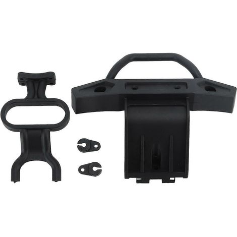 Pare-chocs avant pour voiture RC L140mm en plastique noir, anti-collision, avec rembourrage renforcé, compatible avec ZD Racing 9116 MT8 08427 1/8