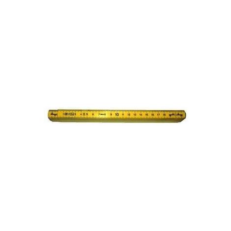 Metro snodabile in plastica - Color giallo