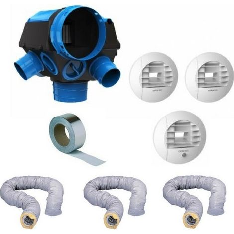 Kit complet ATLANTIC Hygrocosy 412294 - Gaines - VMC - Très basse consommation - T3-T7