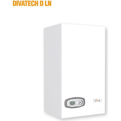 Caldaia ferroli Divatech bianco 24 kW acciaio inox