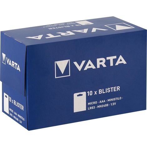 Varta-Batterie AAA LR03 10x4 (1/4)