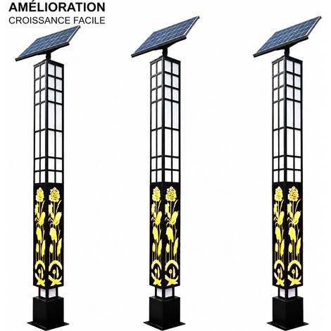 Lampadaire de jardin LED extérieur 3m tête simple style 1 220V en acier 3 220v 12 kg – Livraison gratuite (1/5)