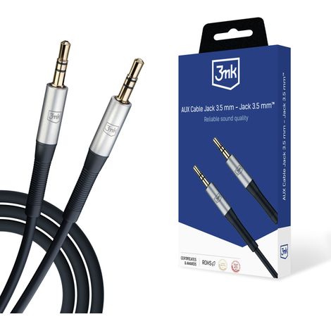 Accesorios - Cable AUX 3mk con conector de 3,5 mm - Conector de 3,5 mm (1/5)