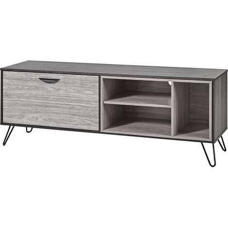 ASCA - Meuble TV 1 Porte 3 Niches 180cm (1/3)