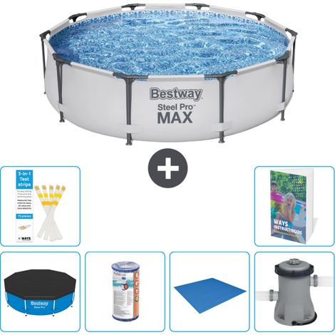 Bestway Steel Pro MAX Rund - 305x76 cm - 7-teilig S167