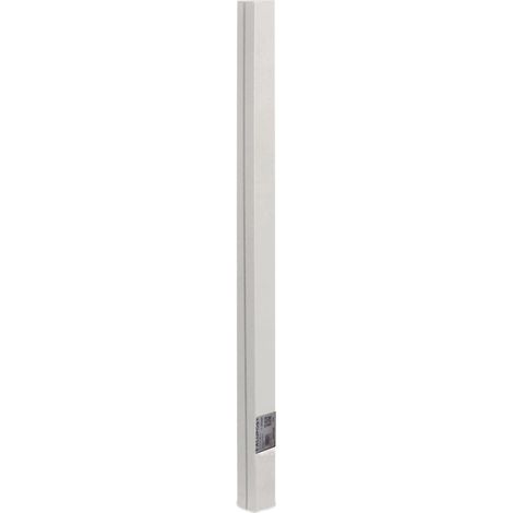 NORTENE Poteau ALUPOST pour panneaux décoratifs - 1,15 m - aluminium -  blanc