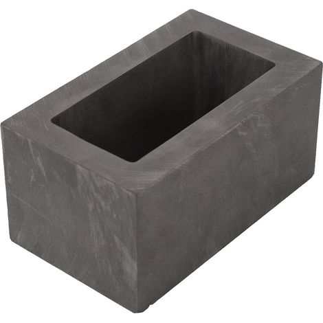 Moules rectangulaires pour lingots de coulée métallique destinés aux creusets en graphite, utilisés pour la fusion et le raffinage de l'or, de l'argent et de l'aluminium. (1/5)