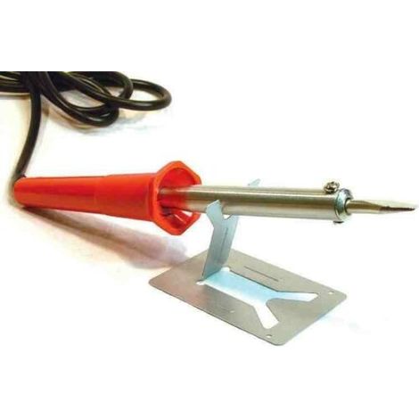 SALDATORE SALDATOIO ELETTRICO A STILO PENNA 60W A PUNTA STAGNO 14Gr 220v ROSSO