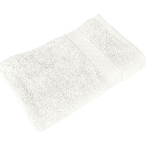 Serviette éponge Naà®a 50 x 90 cm / 550 gr/m² Vent du sud - Blanc