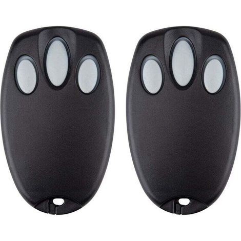 Lot de 2 émetteurs de porte de garage portatifs de remplacement pour Chamberlain Liftmaster Motorlift 94335E 84335E ML700 ML500 ML850 Merlin+ C945 C840 Security+ 433,92 MHz- (1/4)