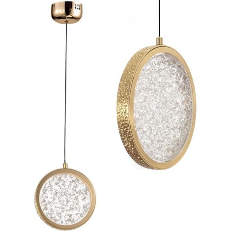 LED HÄNGELEUCHTE AUS KRISTALL TOOLIGHT LHJ100-1CP 22,5 GOLD