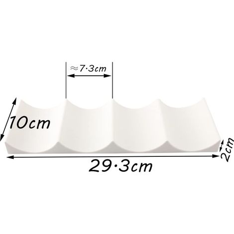 Support de bouteilles empilable pour réfrigérateur lot de 2 (1/4)