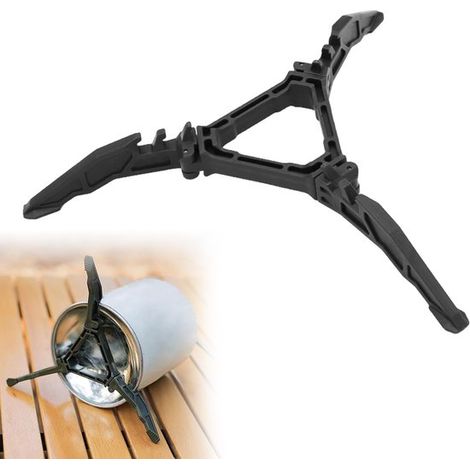 Soporte plegable para bombonas de gas, soporte portátil para horno de camping - cartuchos de camping (1/5)
