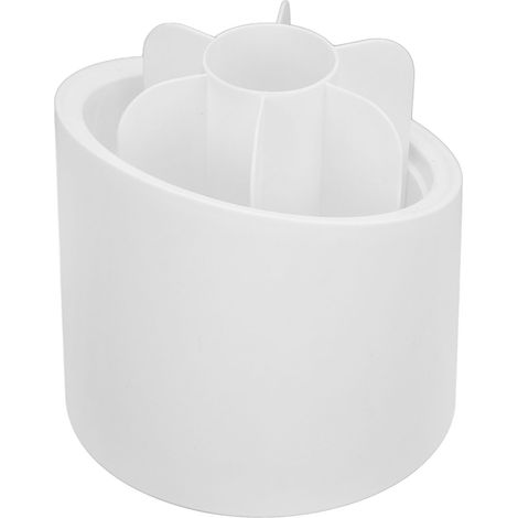 Porte-crayons rotatif adhésif 360°, 7 cases pour organisation de bureau ou scolaire, antidérapant blanc durable (1/5)
