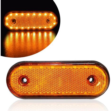 Feu de position jaune à LED, 20 LED - 12 V