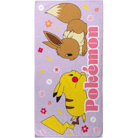 Strandtuch 100% Mikrofaser 70×140 cm – POKÉMON – Modell POK807