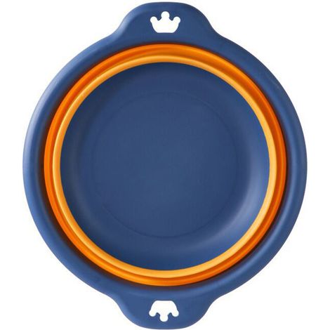 Lavello pieghevole per lavare i piatti, secchio rotondo in plastica pieghevole con gancio per appenderlo, ideale per cucina, roulotte e campeggio. (1/5)