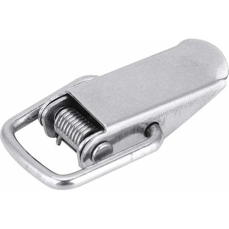 Green Mobility-10 PCS Ressort À Bascule Loquet Catch Pince Clips Hasp Lock Fastener Cuisine Meubles Catch Hardware Pièces(Acier inoxydable 201) (1/5)