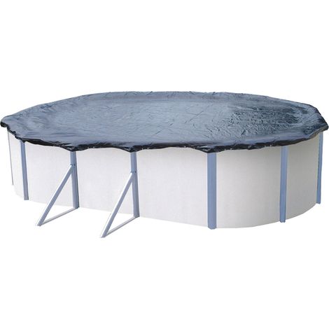 Bâche hiver pour piscines de taille 4,9 x 3,7 m à 5,15 x 3,85 m