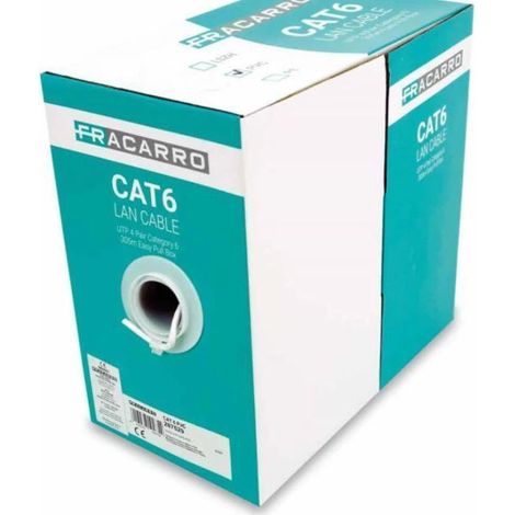 Cable ethernet por metro cat6 pe fracarro 287533 para uso exterior