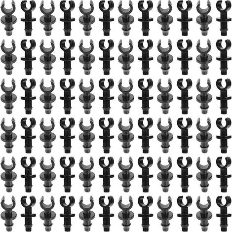 Bouchons pour tuyau d'arrosage, raccords de micro-irrigation durables, lot de 100 pièces (1/4)