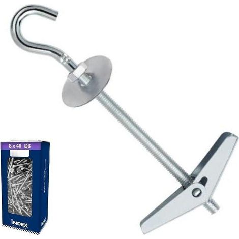 DUVER box palomilla con muelle gancho metrica m-4 , 0CAJA