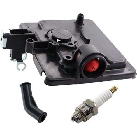 Boîtier de filtre à air plaque de base avec bougie d'allumage pour tondeuse Briggs & Stratton Quantum 795259 792040 691753 496116 122000 224815 (1/5)