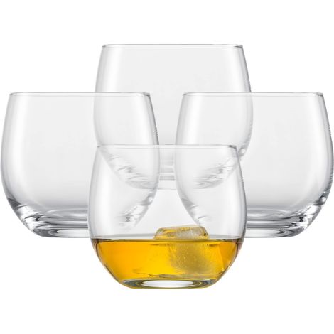 Verres à whisky For You set de 4, tumbler bombé pour whisky, verres en cristal résistant au lave-vaisselle, fabriqué en Allemagne art. n° 121876 (1/5)