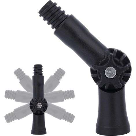 2pcs Universal Joint Angle Adapter, Rotatable Brush Extender Spray Can Extension Doca Pole Connector Attachments Versatile for Window Light Bulb Gutter Cleaning Tool Paint Roller Accessories (1/5)