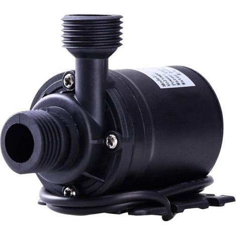 DC 12V Pompe à eau submersible sans balai 800L / H 5M pour système de circulation d'eau de système de circulation solaire de la piscine Fontaine (1/5)