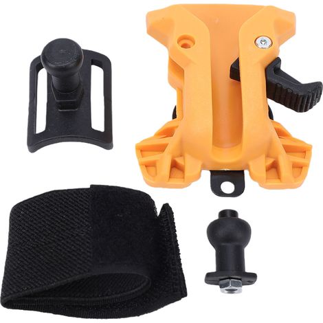 Support pour outils électriques, support de perceuse autobloquant, organiseur de clés électriques, outils pneumatiques jaunes (1/5)