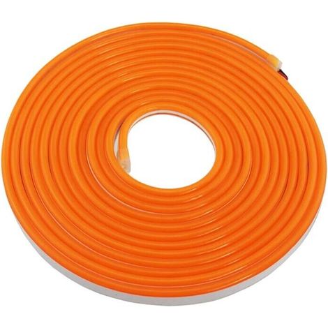 Striscia Led Arancione Per Disegni Scritte Luminose Strip Flessibile 5 Mt Ip65 (1/4)