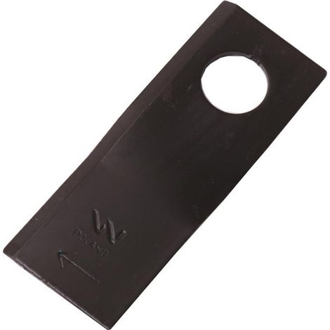 Rechtes Mähwerksmesser 100x40x3mm Loch 19 Anwendung RS 100/3 Sipma Waryński (verkauft in 25 Stück) (1/2)