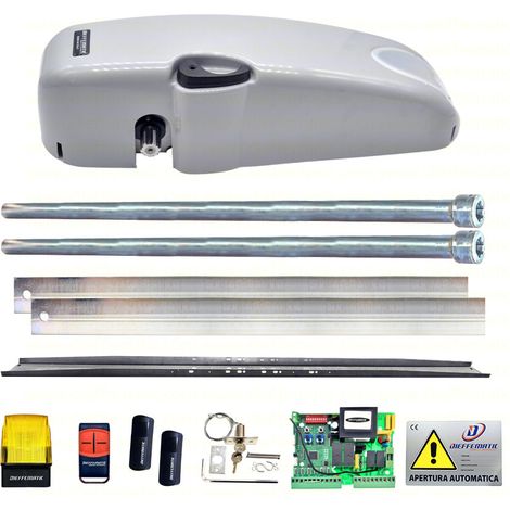 Kit Automazione Porta Basculante A Contrappeso Lampeggiante Fotocellule Sblocco