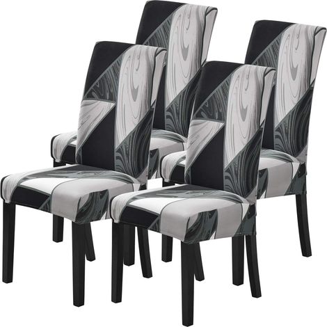 4 Housse de chaise extensible universelle imprimée Non (1/5)