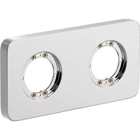 Ideal Standard Roseta doble Archimodule Soft, 83x166mm, Cromo, A1541AA