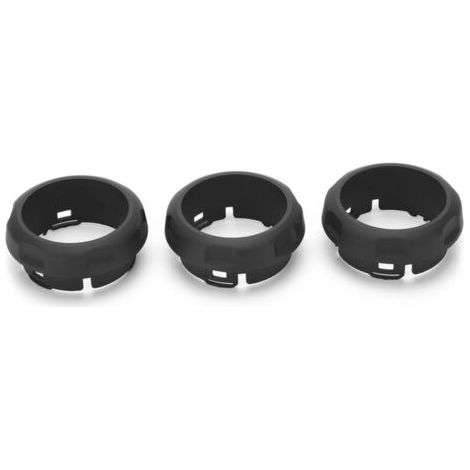 3pcs bouton de commutateur de climatisation couvre anneaux de remplacement pour Land Rover Discovery 4 / Sport (1/4)