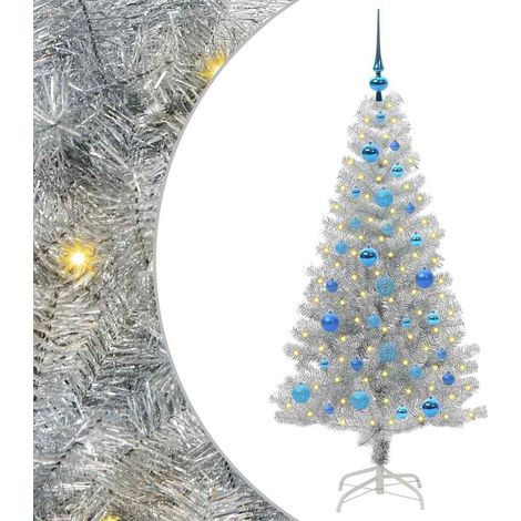 Christmas Tree Silver 150 cm PET vidaXL