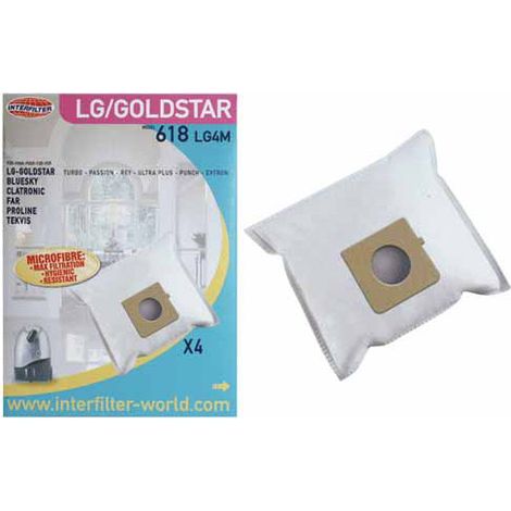 SACHET DE SACS ASPIRATEUR LG VCD604 pour PIECES ASPIRATEUR...