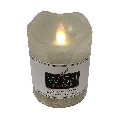 CANDELA LED WISH CANDLE H.10 D.7,5 GOLD