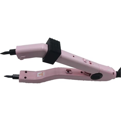 Température Réglable 220 ℃ Outil D'extension De Cheveux À La Kératine Fer Extension Fusion Liaison Gain Temps Efficace(Pink) (1/3)