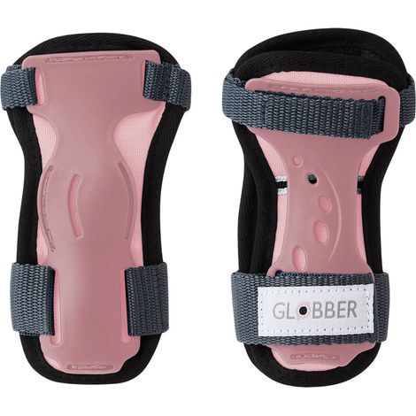 Set Protezioni Bambini XS Gomiti Ginocchia Polsi Rosa Monopattino (1/4)