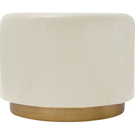 Table d'appoint Art Déco 250 - Ivoire et doré (1/5)