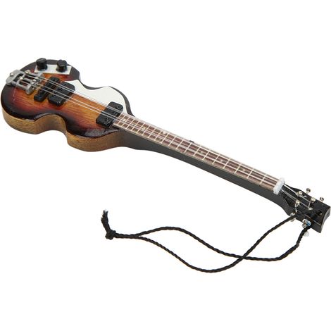 Pendentif Miniature en Bois Sculpté à la Main - Instrument de Musique Décoratif Artisanal (1/5)