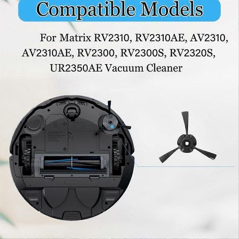 Seitenbürste für Shark-Poolroboter RV2310, RV2310AE, AV2310, AV2310AE, RV2300, RV2300S, RV2320S, UR2350AE (1/5)