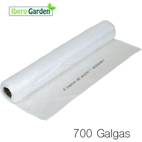 PLÁSTICO NATURAL 700 GALGAS- 6 METROS ANCHO (PRECIO X metro lineal)