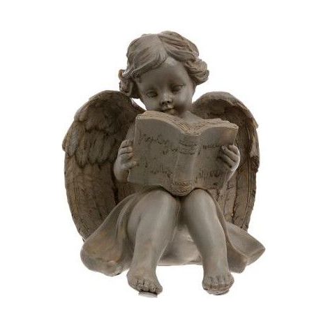 Ange qui lit - Gris - Livraison gratuite (1/2)